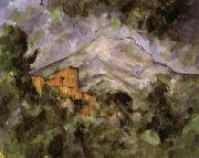 Mont Sainte-Victoire and Chateau Noir Paul Cezanne